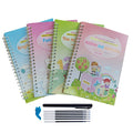 4 Books + Pen Magic Practice Book