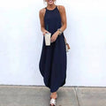 A-Line Sleeveless Beach Fashion Dress