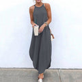 A-Line Sleeveless Beach Fashion Dress