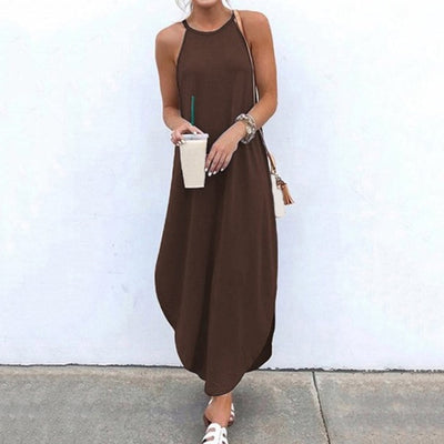 A-Line Sleeveless Beach Fashion Dress