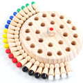 Kids Wooden Memory Chess Match Game