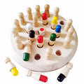 Kids Wooden Memory Chess Match Game