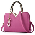 Top-handle Embroidery Crossbody Bag Shoulder Bag Lady Simple Style