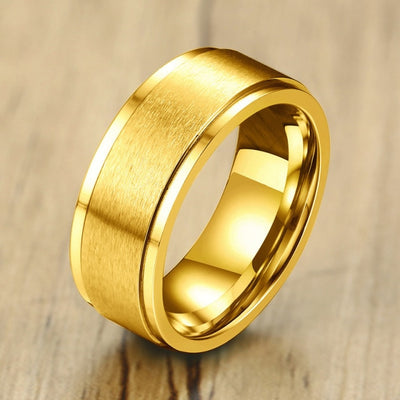 Spinner Stress Release Stainless Steel Ring -6/8mm