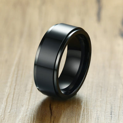 Spinner Stress Release Stainless Steel Ring -6/8mm