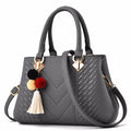 Top-handle Embroidery Crossbody Bag Shoulder Bag Lady Simple Style