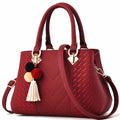 Top-handle Embroidery Crossbody Bag Shoulder Bag Lady Simple Style