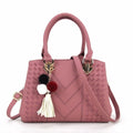 Top-handle Embroidery Crossbody Bag Shoulder Bag Lady Simple Style