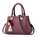 Top-handle Embroidery Crossbody Bag Shoulder Bag Lady Simple Style