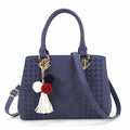 Top-handle Embroidery Crossbody Bag Shoulder Bag Lady Simple Style