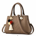 Top-handle Embroidery Crossbody Bag Shoulder Bag Lady Simple Style