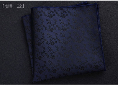 Fashion pocket square luxury paisley striped