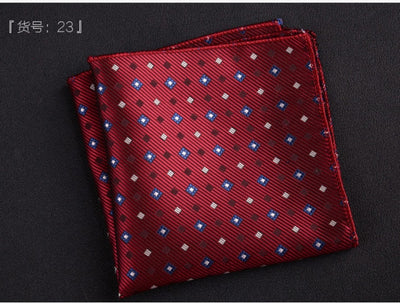Fashion pocket square luxury paisley striped