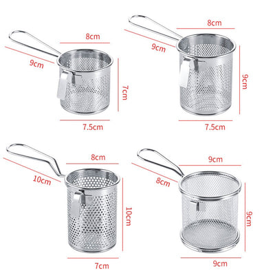 Stainless Steel Hot Frying Fried Basket Sieve Mesh