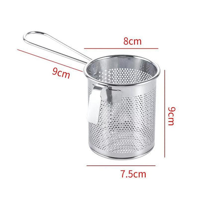 Stainless Steel Hot Frying Fried Basket Sieve Mesh