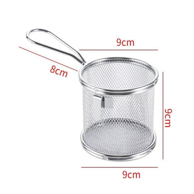 Stainless Steel Hot Frying Fried Basket Sieve Mesh