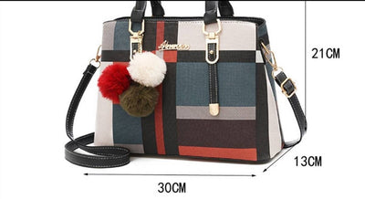High-Quality Stripes Designer Fashion Handbags