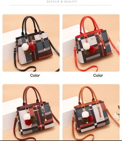 High-Quality Stripes Designer Fashion Handbags