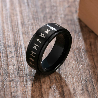 Spinner Stress Release Stainless Steel Ring -6/8mm