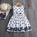 Elegant Floral Long Sleeve Princess Tulle Dress